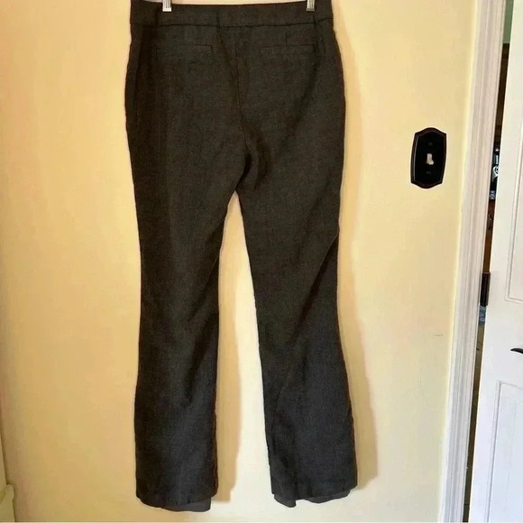 Kate Spade Live Colorfully Wool Dress Pants Grey Size 10 Bootcut - Picture 2 of 5
